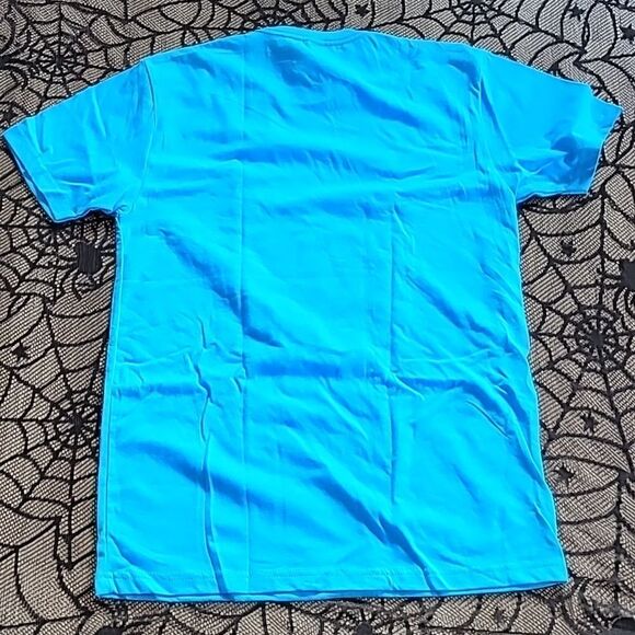 New Solid Turquoise Baby Tshirt Women's Size Small - Picture 4 of 5